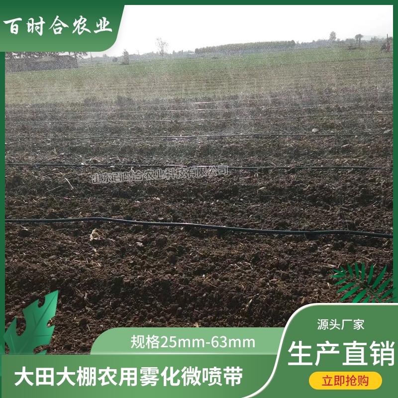 江苏生产微喷带厂家 供应农业大田园林园艺灌溉工具3孔5孔7孔喷水带